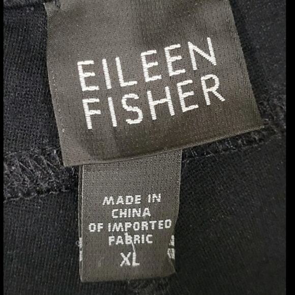 Eileen Fisher Stretch Ankle Pants Women's Size XL Black Pockets Career‎ Office - Picture 8 of 8